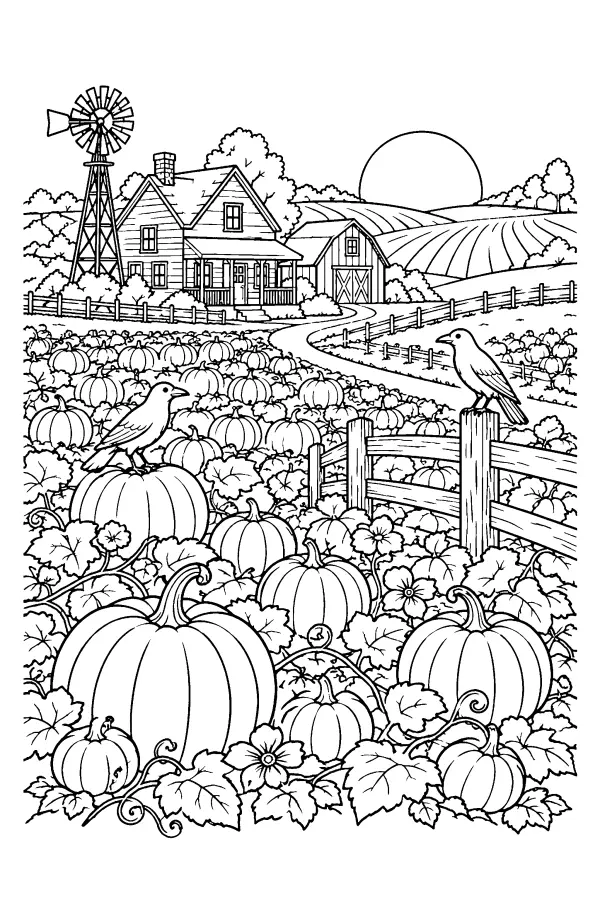 Sunset Pumpkin Farm