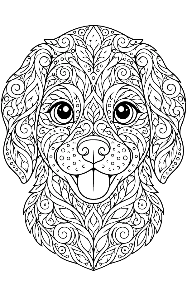 Leaf Pattern Puppy
