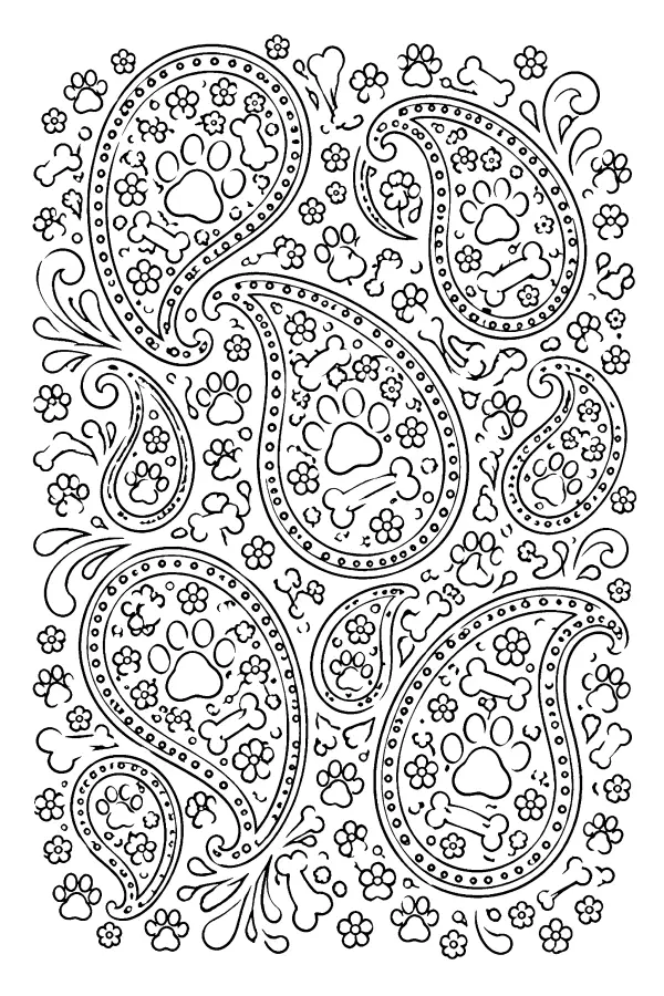 Paw Paisley Garden