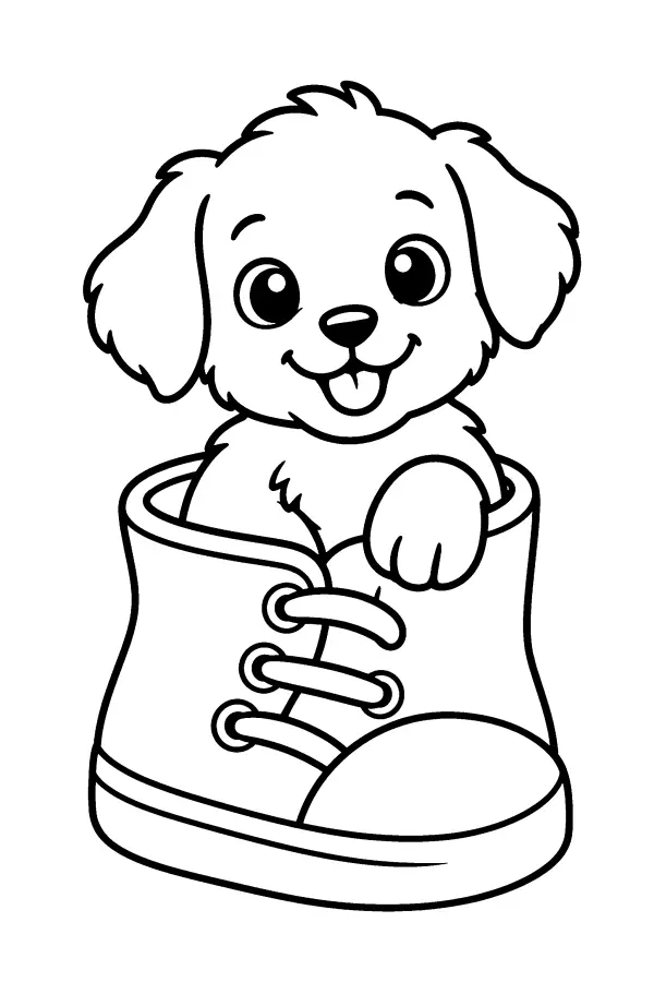 Puppy in a Shoe
