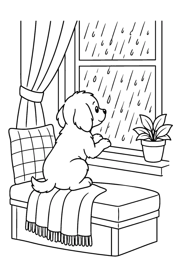 Puppy Window Seat