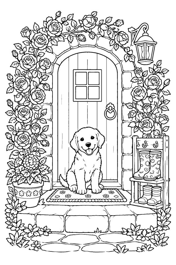 Rose Garden Doorway