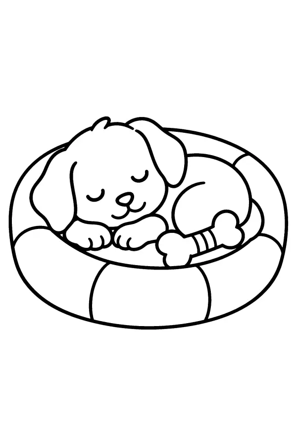 Sleeping Puppy Bed