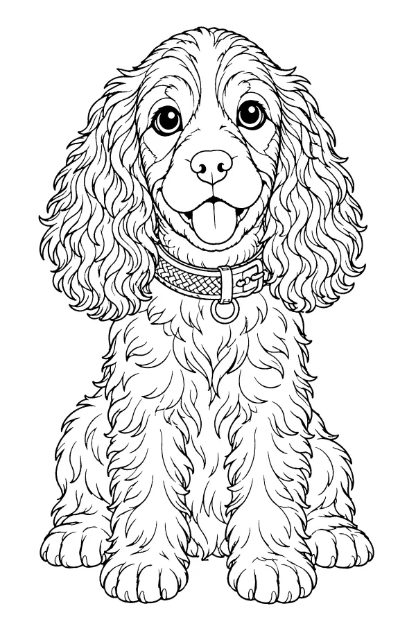 Spaniel Puppy Portrait