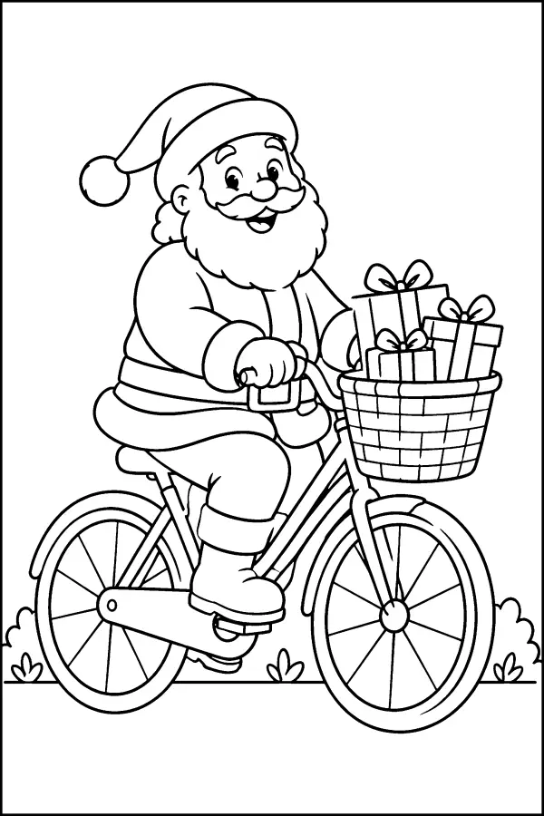 Santa Bike Delivery