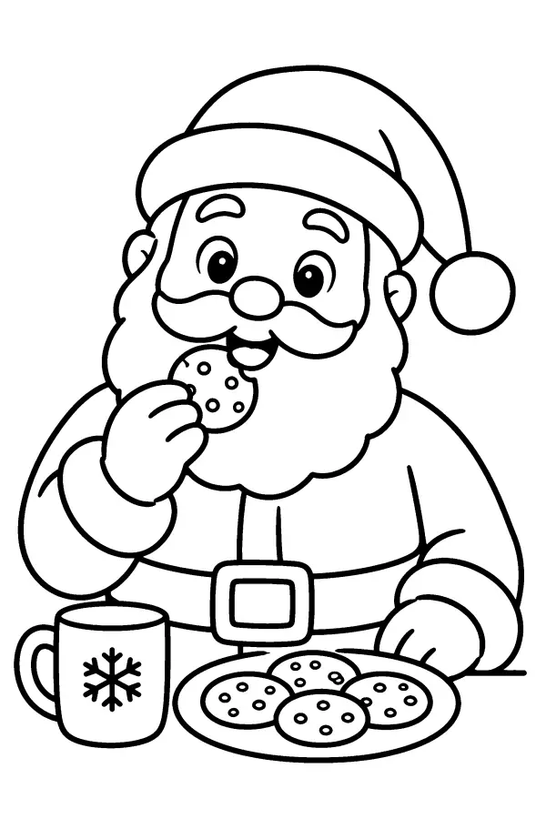 Santa Cookie Break
