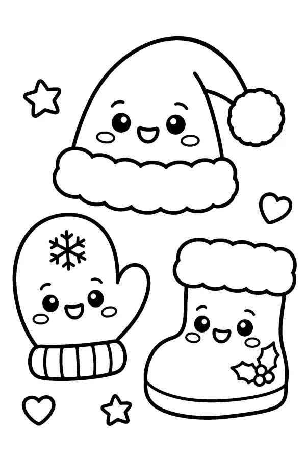 Santa Hat Trio