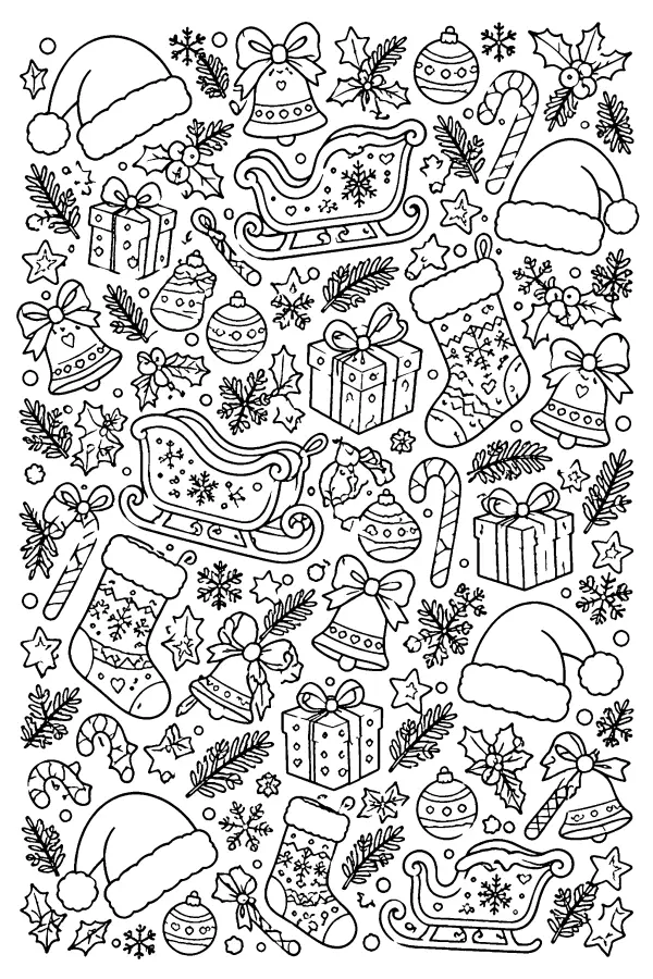 Santa Holiday Scatter