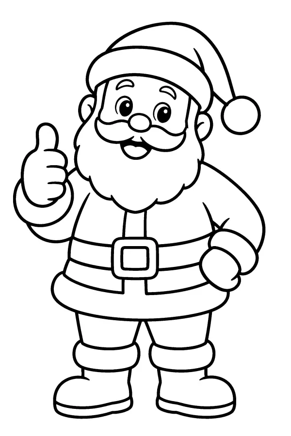 Santa Thumbs Up