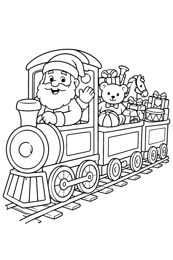 Santa Toy Train