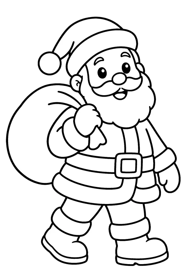 Santa With Sack