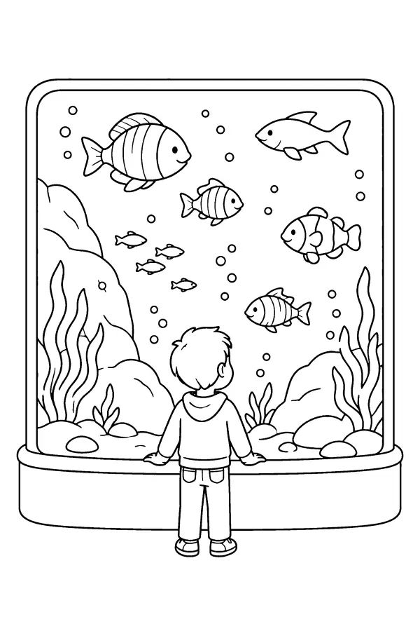 Aquarium Window View