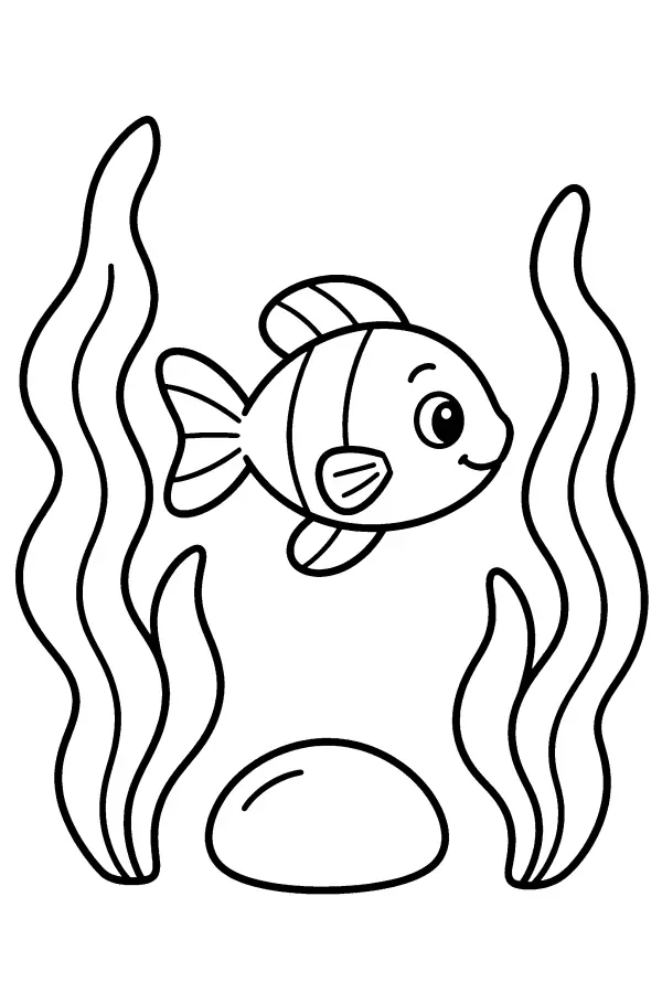 Fish Among Seaweed