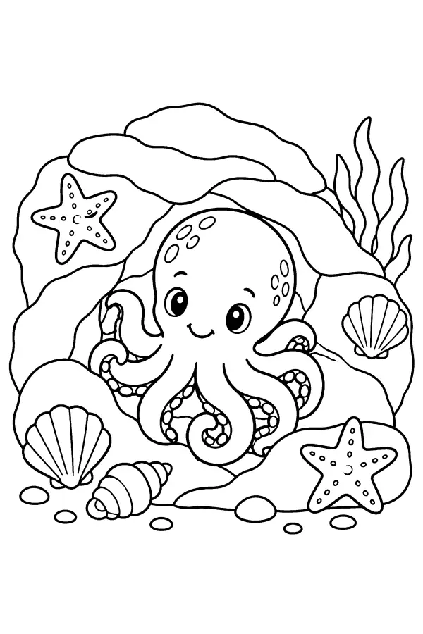 Octopus In Rock
