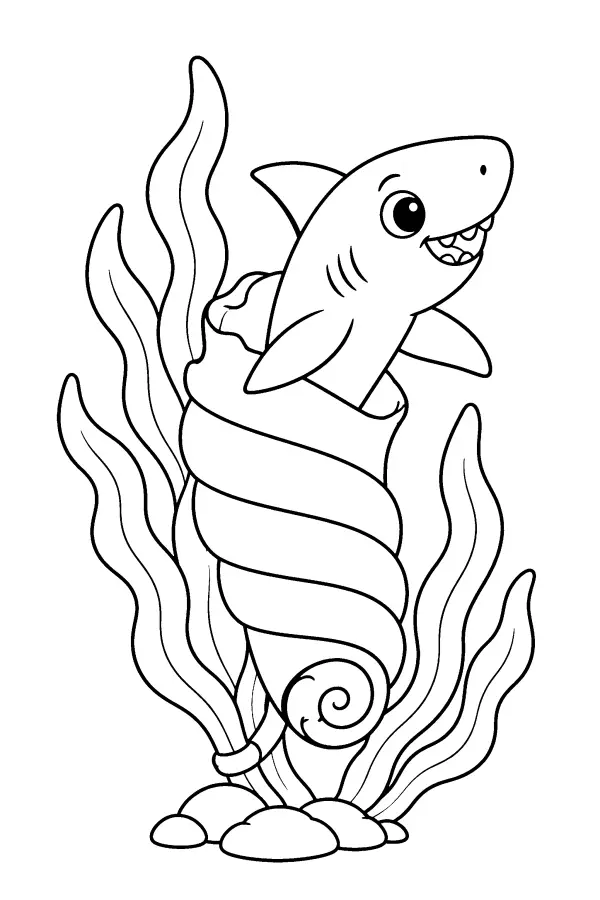 Shark Hatchling Spiral