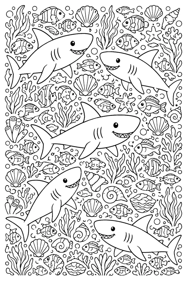 Shark Reef Pattern