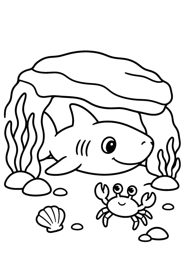 Shark Under Ledge