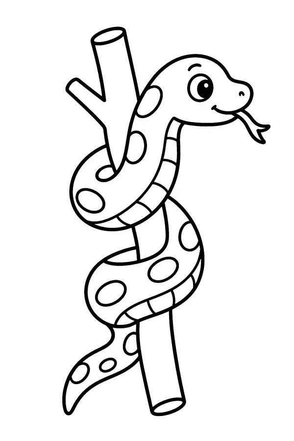 Branch Wrapped Snake