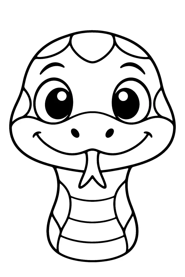 Friendly Snake Head
