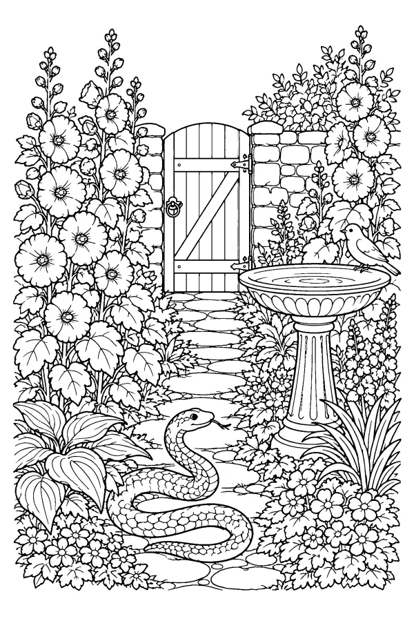 Garden Gate Snake