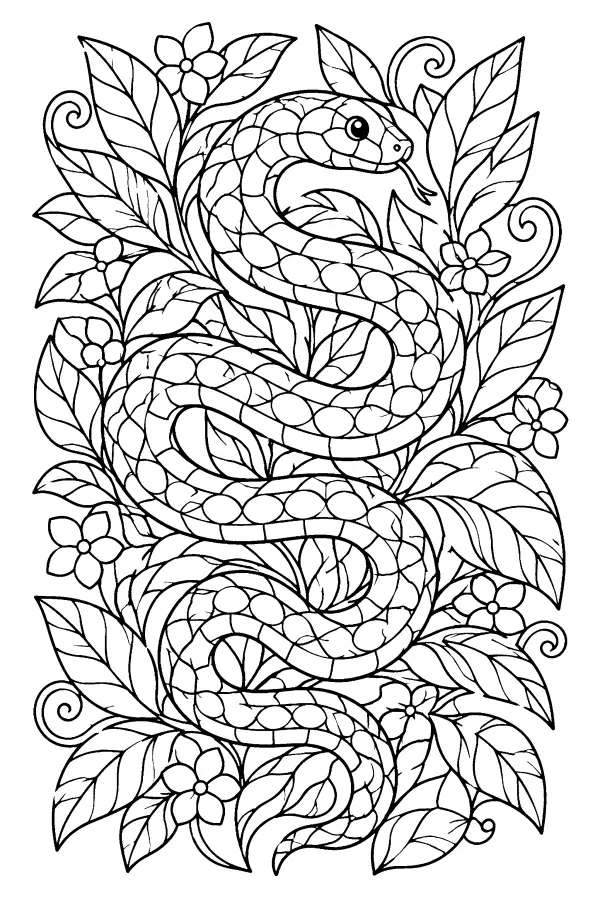 Leaf Woven Serpent