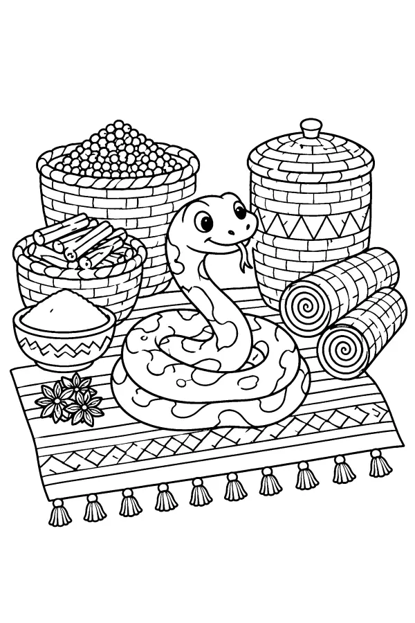 Market Snake Still Life