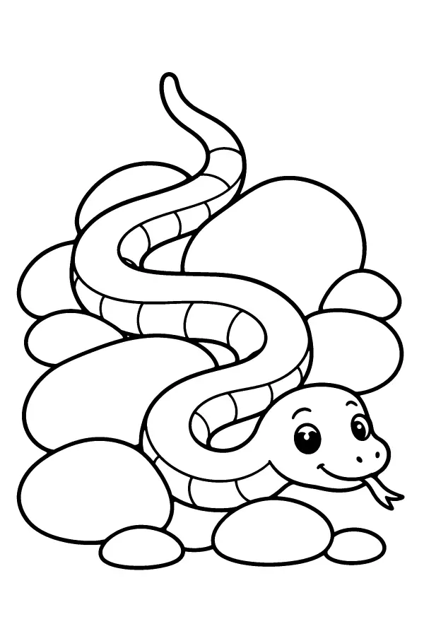 Snake Among Stones