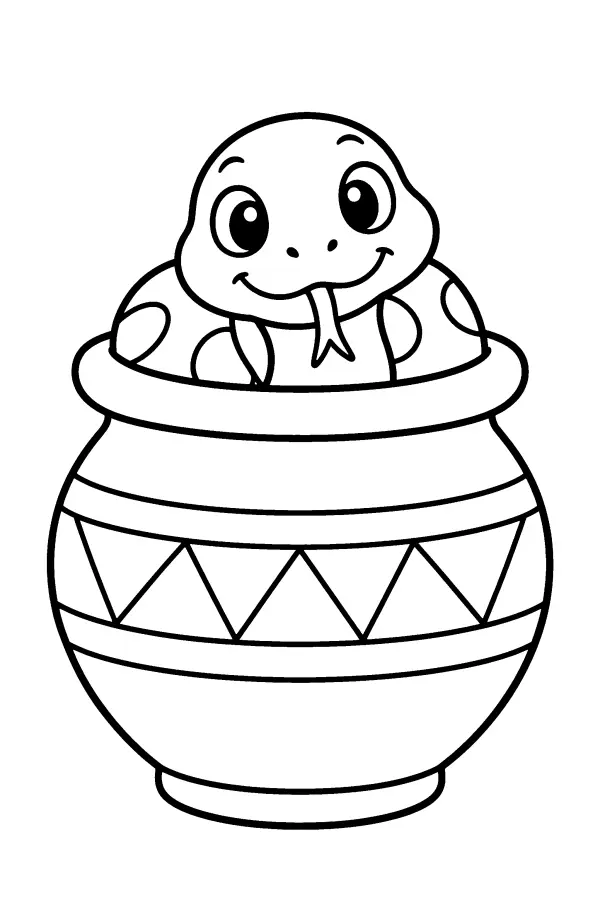 Snake In Pot