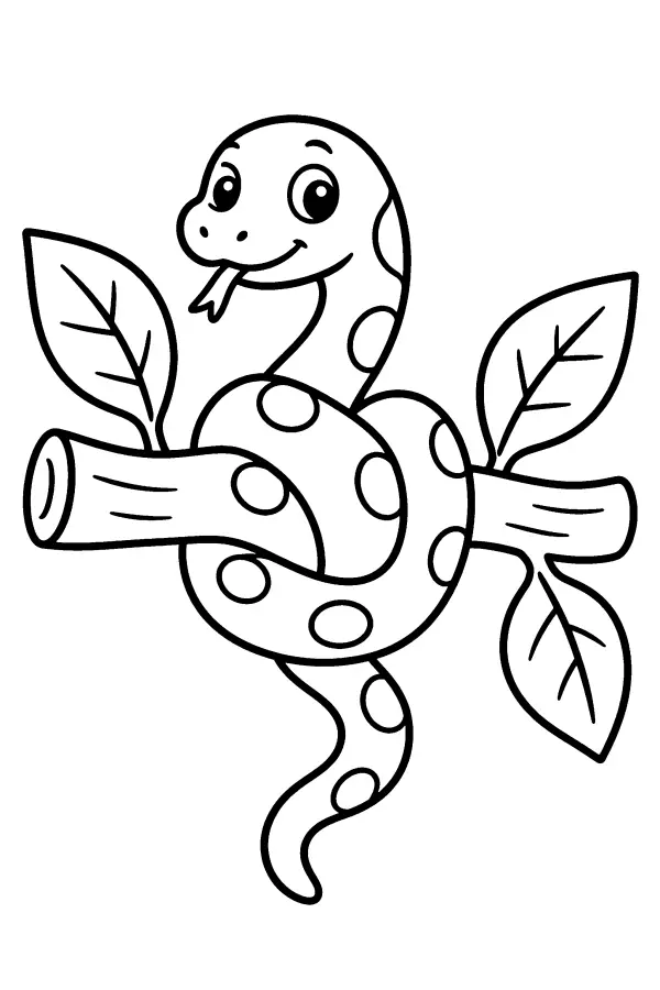 Snake on Branch