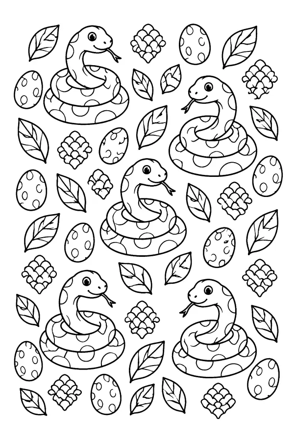 Snake Pattern Garden