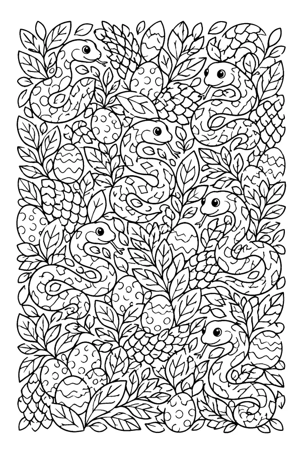 Snakes in Foliage