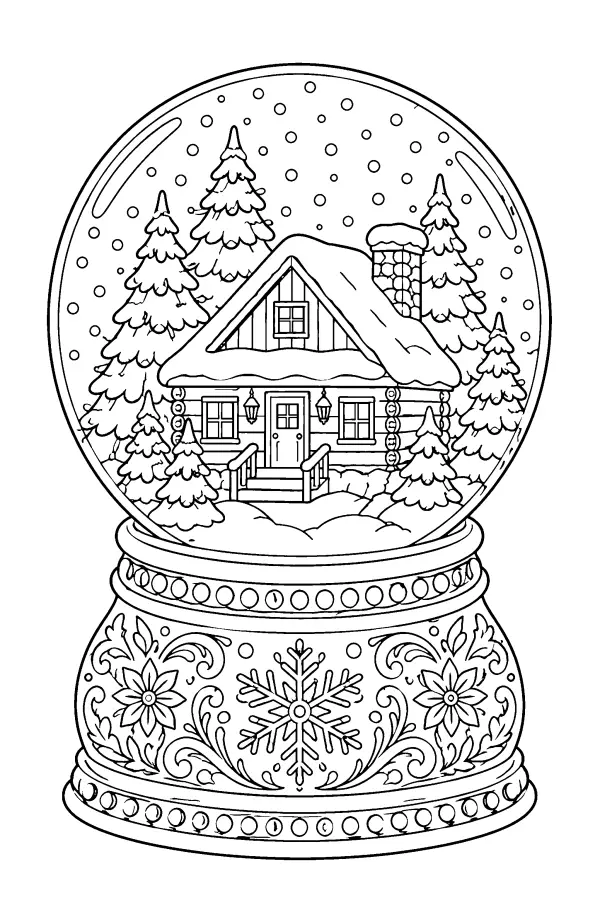 Cabin Snow Globe