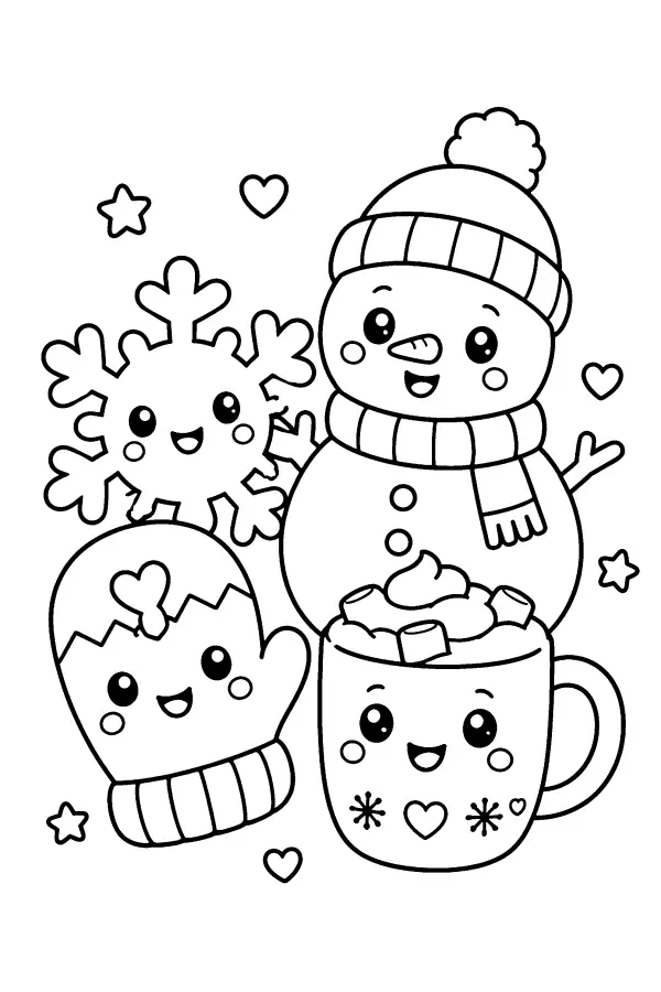 Kawaii Winter Friends