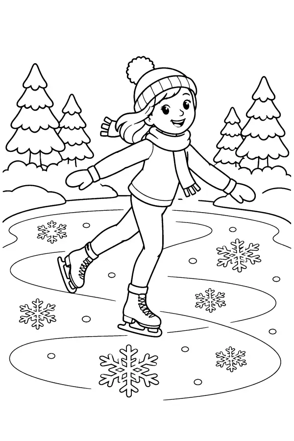 Skater On Pond
