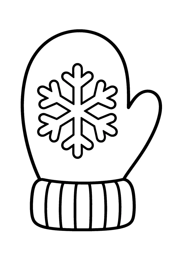 Snowflake Mitten
