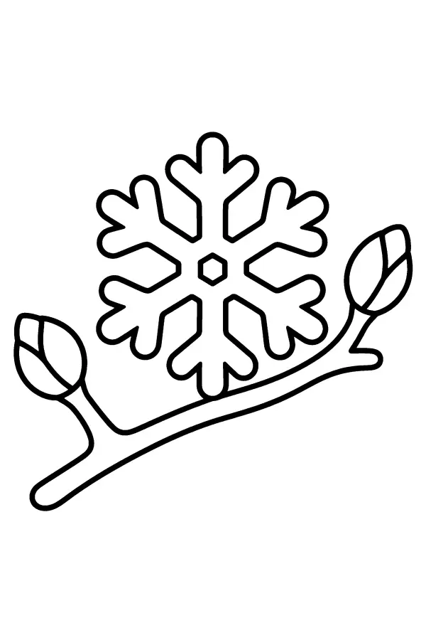 Snowflake Twig Branch