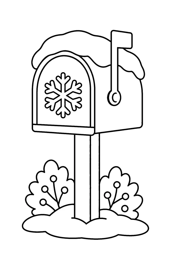 Snowy Mailbox