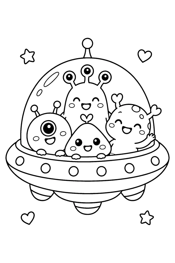 Alien Saucer Party