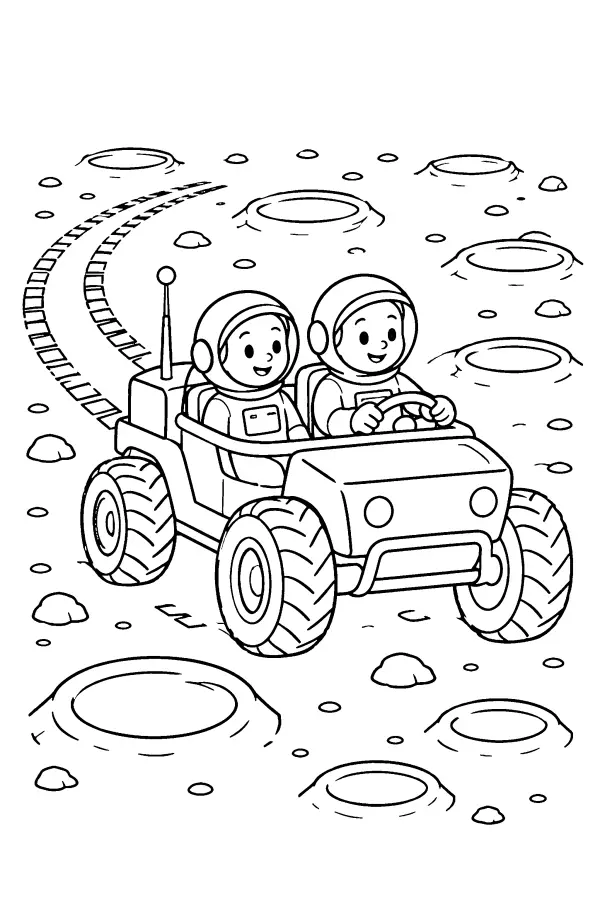 Astronaut Rover Ride