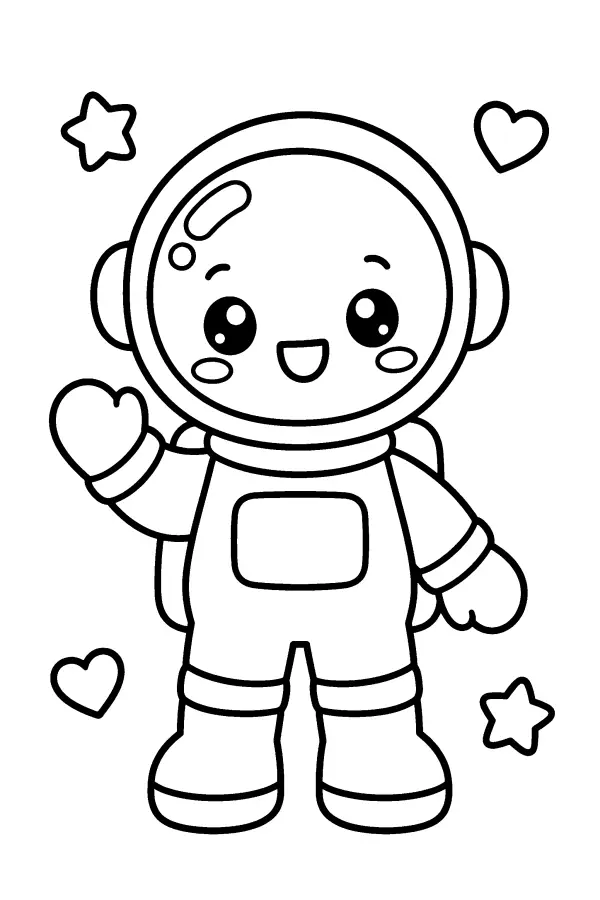 Happy Space Astronaut