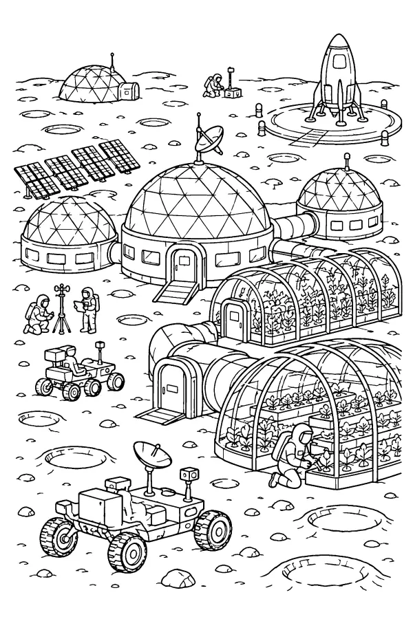 Lunar Habitat Colony