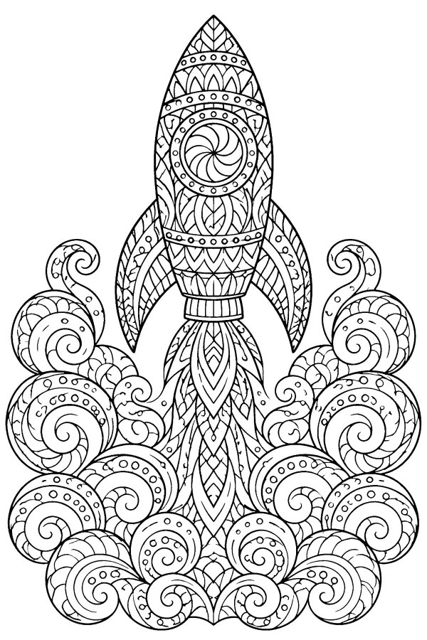 Patterned Rocket Ascent