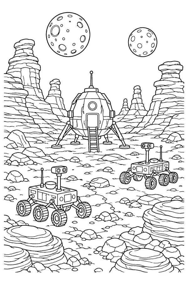 Rover Moon Base