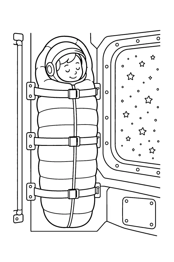 Sleeping Astronaut