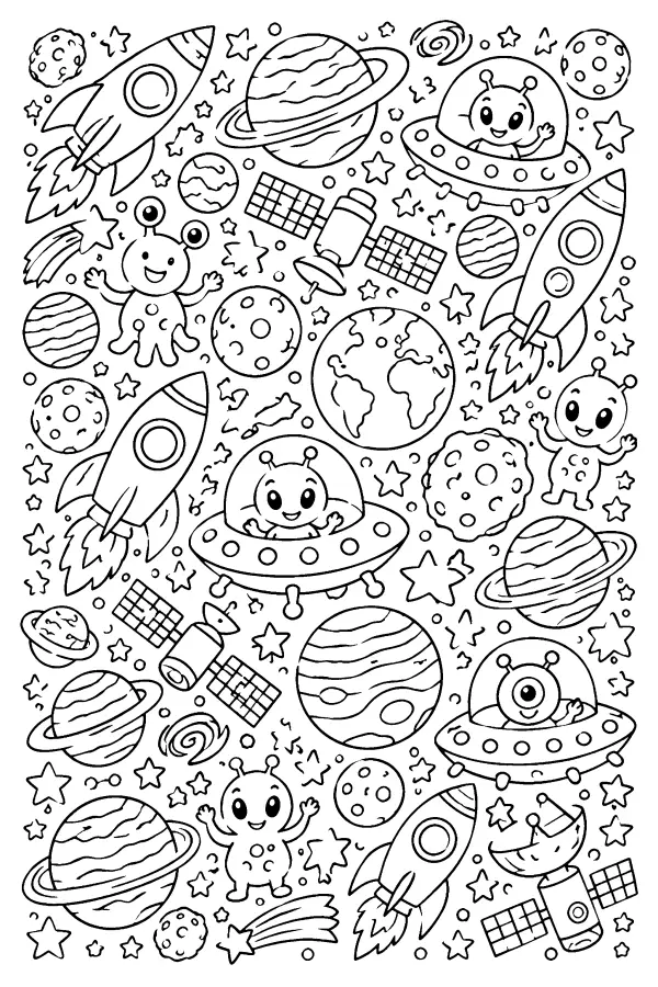 Space Doodle Frenzy