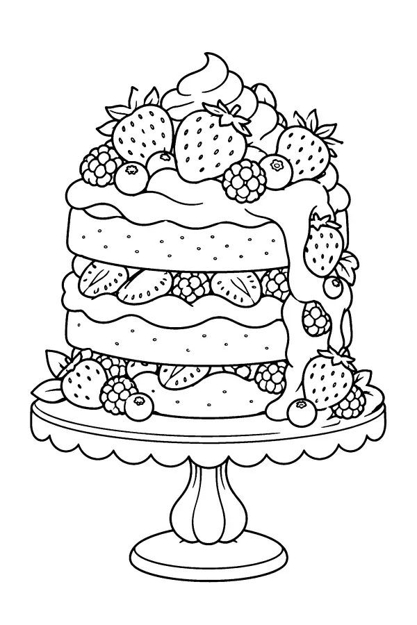 Berry Cream Tower