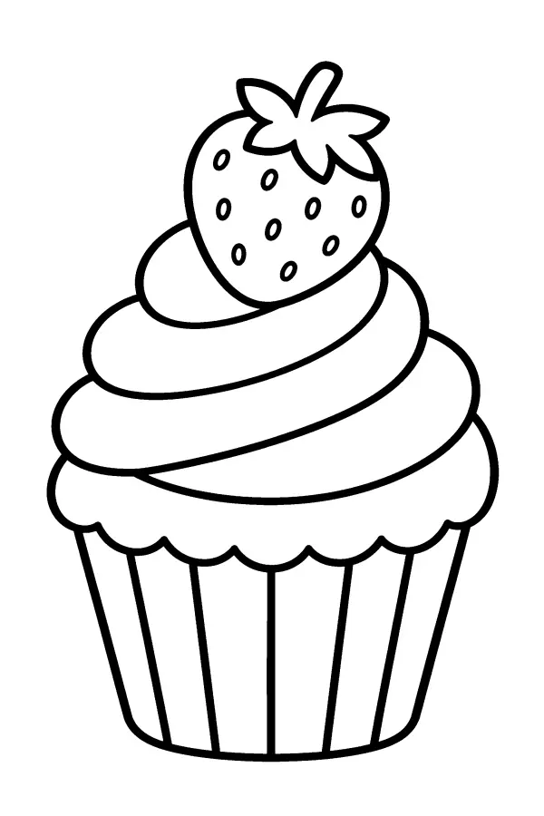 Berry Swirl Cupcake