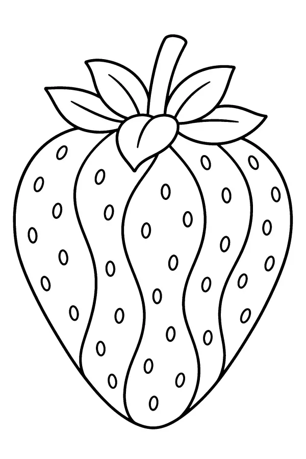 Patterned Strawberry
