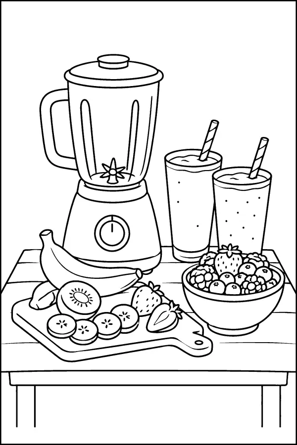 Smoothie Counter Spread