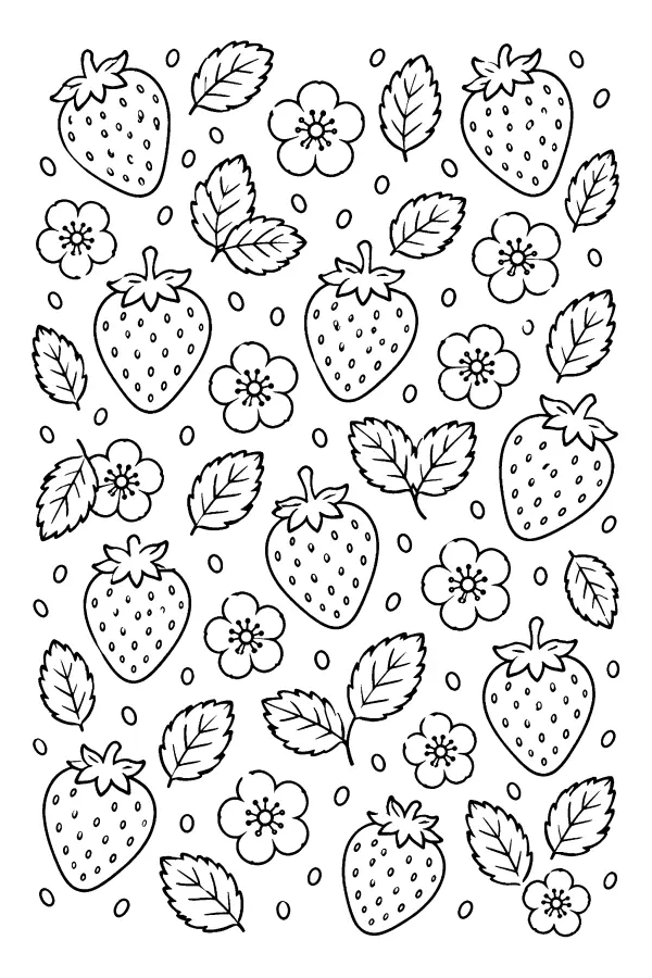Strawberry Blossom Scatter